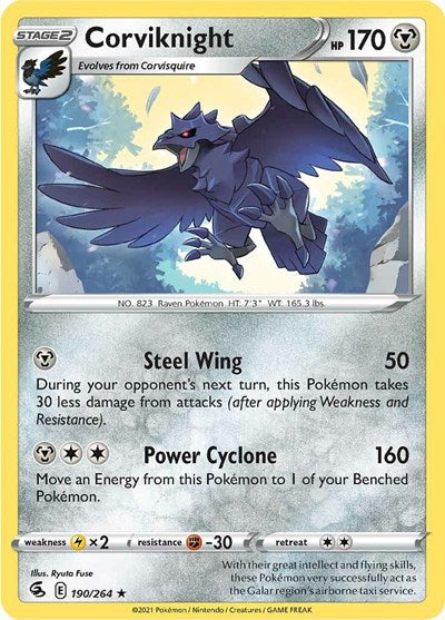 Corviknight (SWSH08: Fusion Strike) Light Play