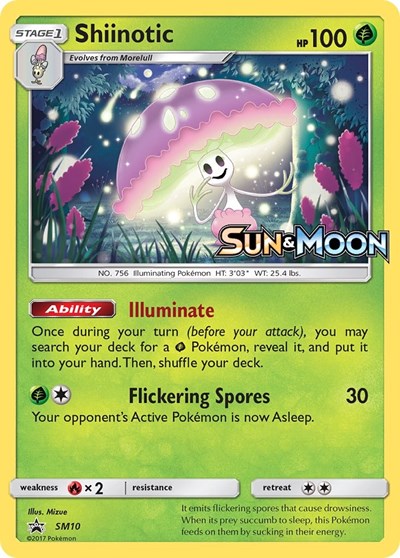 Shiinotic - SM10 (Prerelease) (SM Promos) Medium Play