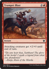 Trumpet Blast (Khans of Tarkir) Light Play Foil