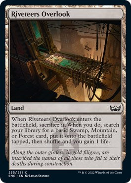 Riveteers Overlook (Streets of New Capenna) Light Play Foil