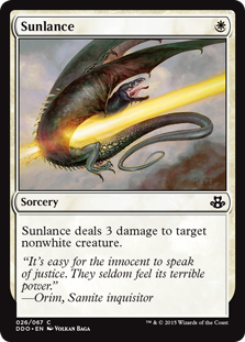 Sunlance (Duel Decks: Kiora vs Elspeth) Light Play