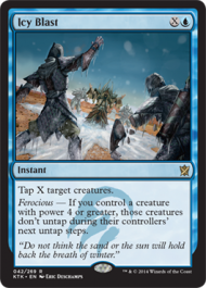 Icy blast (Khans of Tarkir) Medium Play