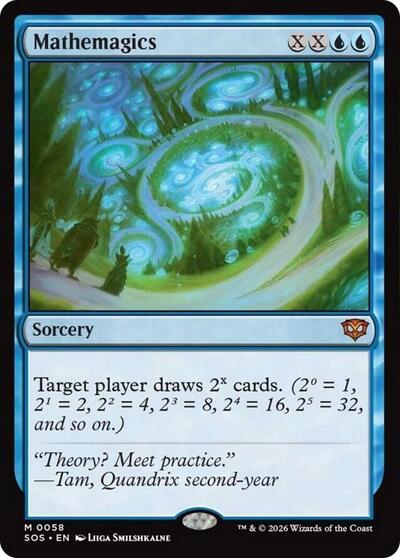 Mathemagics (Secrets of Strixhaven) Light Play Foil