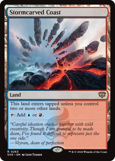 Stormcarved Coast (Secrets of Strixhaven) Light Play