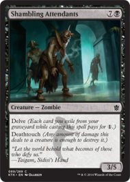 Shambling Attendants (Khans of Tarkir) Light Play Foil