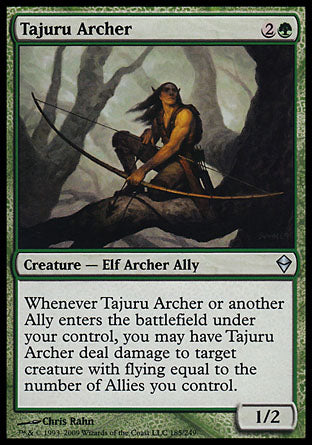 Tajuru Archer (Zendikar) Medium Play