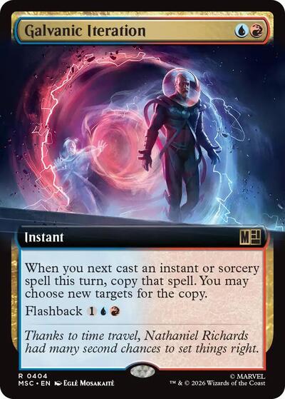 Galvanic Iteration (Extended Art) (Commander: Marvel Super Heroes) Light Play