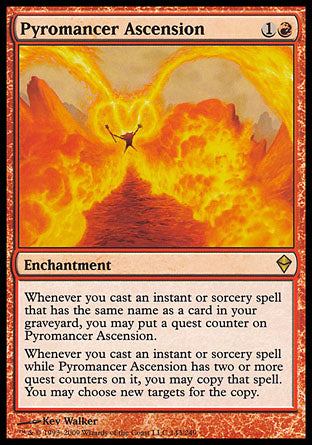 Pyromancer Ascension (Zendikar) Light Play