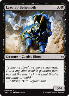 Lazotep Behemoth (War of the Spark) Light Play