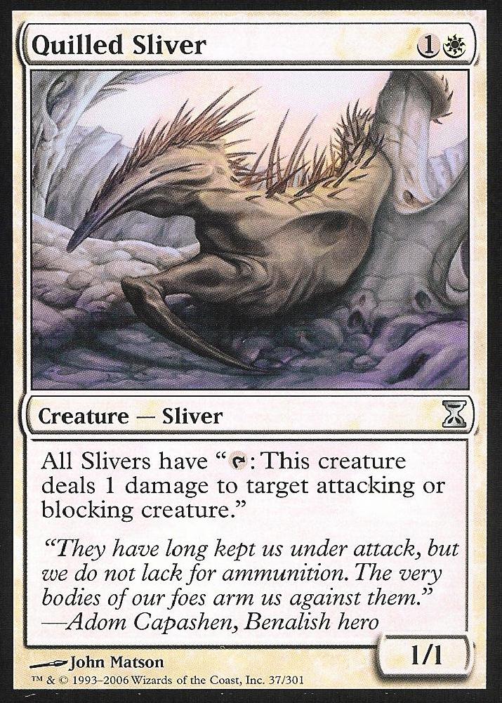 Quilled Sliver (Time Spiral) Medium Play