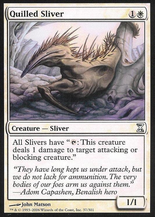 Quilled Sliver (Time Spiral) Medium Play