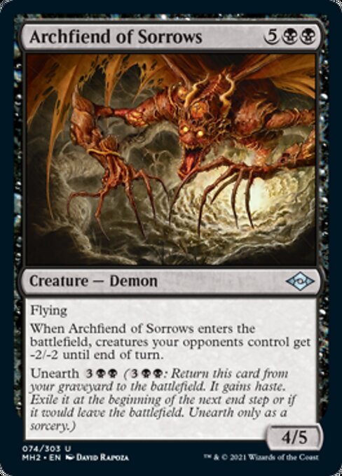 Archfiend of Sorrows (Modern Horizons 2) Light Play