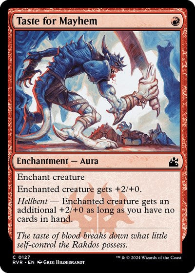 Taste for Mayhem (Ravnica Remastered) Light Play