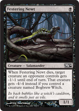 Festering Newt (Magic 2014 Core Set) Light Play