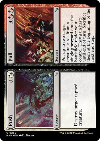 Push / Pull (Murders at Karlov Manor) Light Play Foil