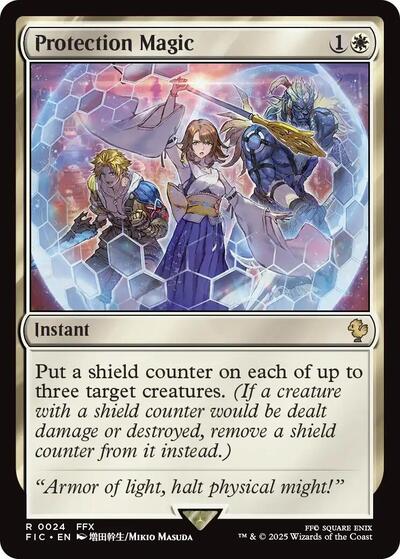 Protection Magic (Commander: FINAL FANTASY) Light Play