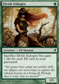 Elvish Eulogist (Lorwyn) Light Play