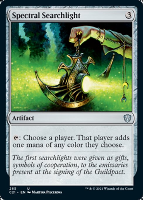 Spectral Searchlight (Commander 2021 Strixhaven) Light Play