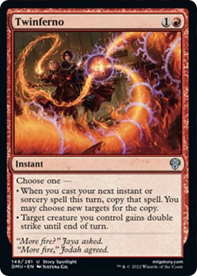 Twinferno (Dominaria United) Light Play