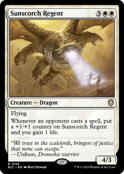Sunscorch Regent (Commander: Bloomburrow) Light Play