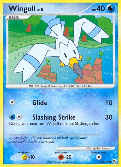 Wingull (80) (Arceus) Light Play