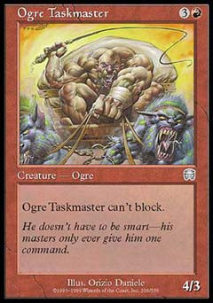Ogre Taskmaster (Mercadian Masques) Light Play