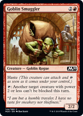 Goblin Smuggler (Magic 2020 Core Set) Light Play