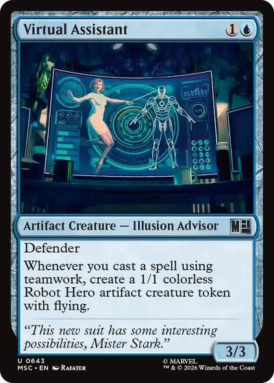 Virtual Assistant (Commander: Marvel Super Heroes) Light Play