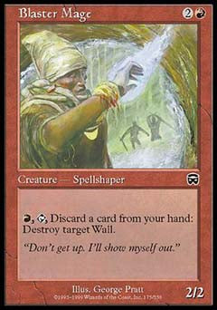 Blaster Mage (Mercadian Masques) Light Play