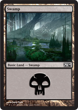 Swamp (240) (Magic 2014 Core Set) Light Play