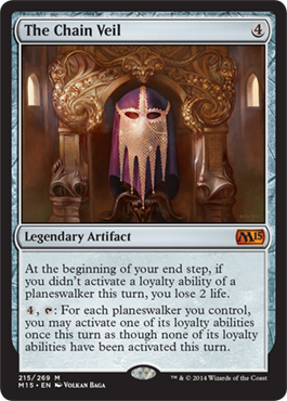 The Chain Veil (Magic 2015 Core Set) Medium Play