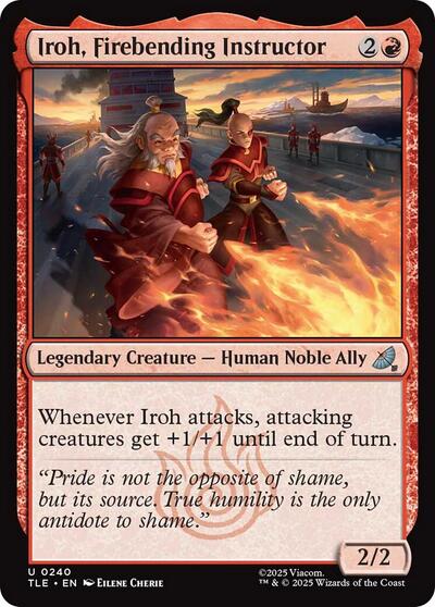 Iroh, Firebending Instructor (Avatar: The Last Airbender: Eternal-Legal) Light Play Foil