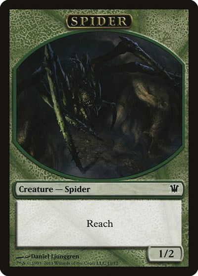 Spider Token (Innistrad) Light Play