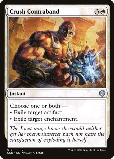 Crush Contraband (Commander 2022 Starter Decks) Light Play