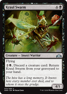 Kraul Swarm (Guilds of Ravnica) Light Play