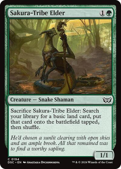 Sakura-Tribe Elder (Commander: Duskmourn: House of Horror) Light Play
