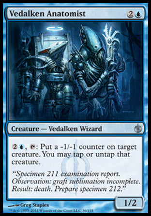 Vedalken Anatomist (Mirrodin Besieged) Light Play