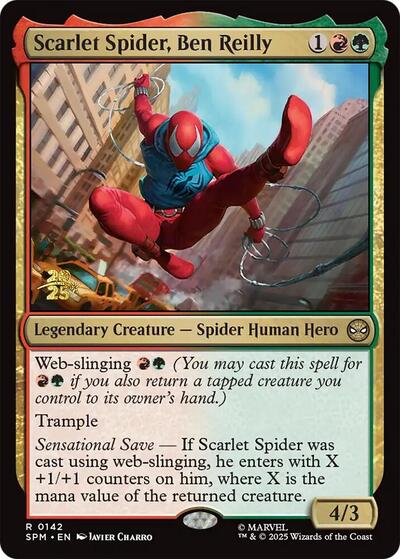 Scarlet Spider, Ben Reilly (Promos: Prerelease Cards) Light Play Foil