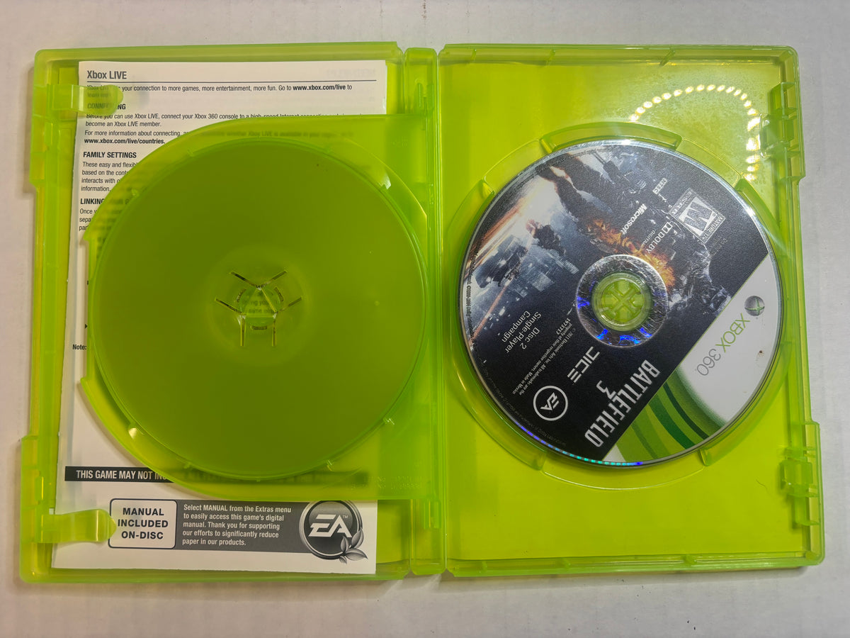 Battlefield 3 (Xbox 360) (No Manual) (Tested/Working)