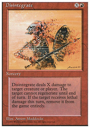 Disintegrate (4th Edition) Light Play