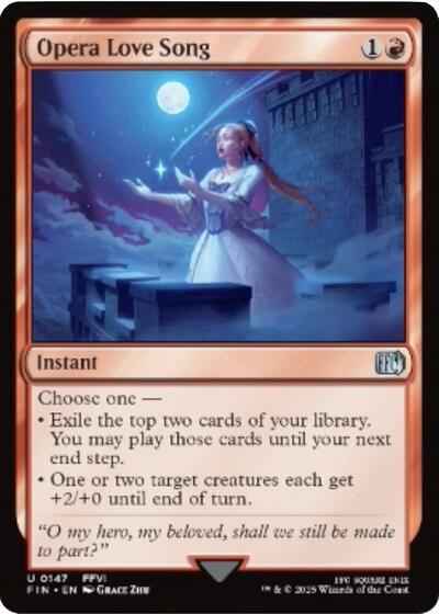 Opera Love Song (Universes Beyond: FINAL FANTASY) Light Play Foil
