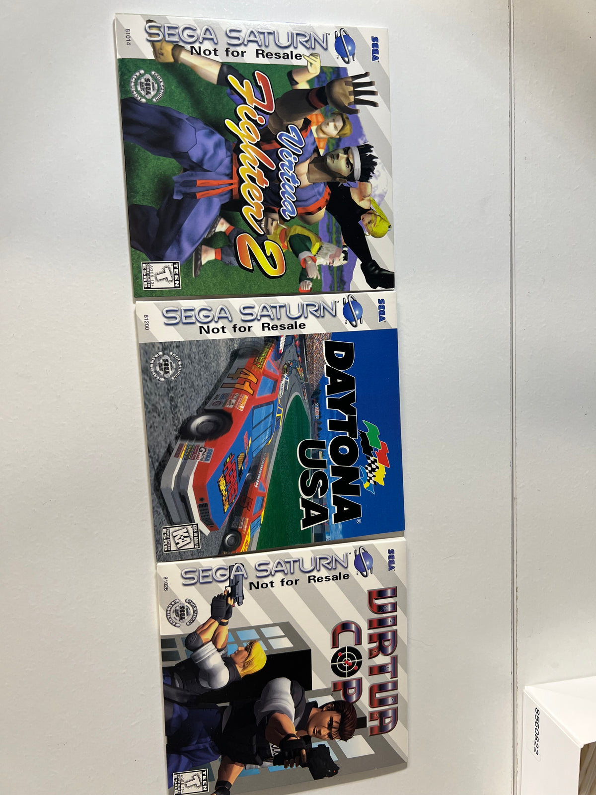 3 Free Game Pack [Virtua Cop, Virtua Fighter 2, Daytona USA] (Sega Saturn)