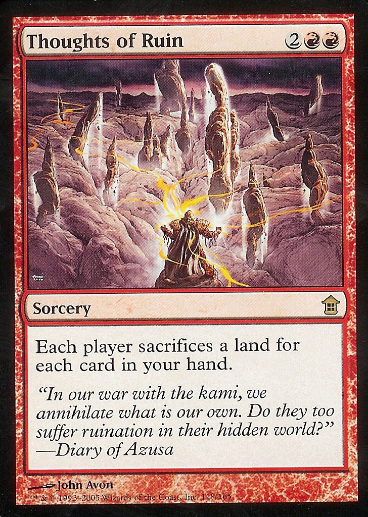 Thoughts of Ruin (Saviors of Kamigawa) Light Play
