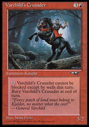 Varchild's Crusader (In Forest) (Alliances) Light Play