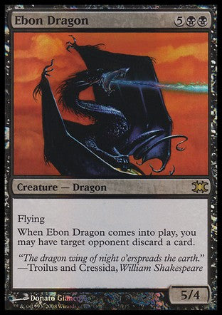 Ebon Dragon (From the Vault: Dragons) Light Play Foil