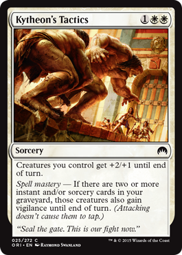 Kytheon's Tactics (Magic Origins) Light Play