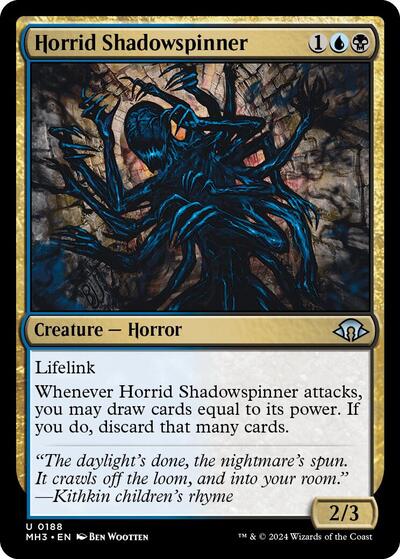 Horrid Shadowspinner (Modern Horizons 3) Medium Play
