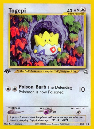 Togepi (Neo Genesis) Damaged / Poor Unlimited