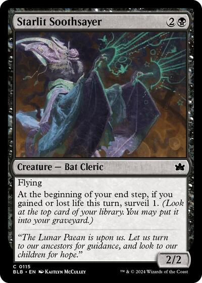 Starlit Soothsayer (Bloomburrow) Light Play