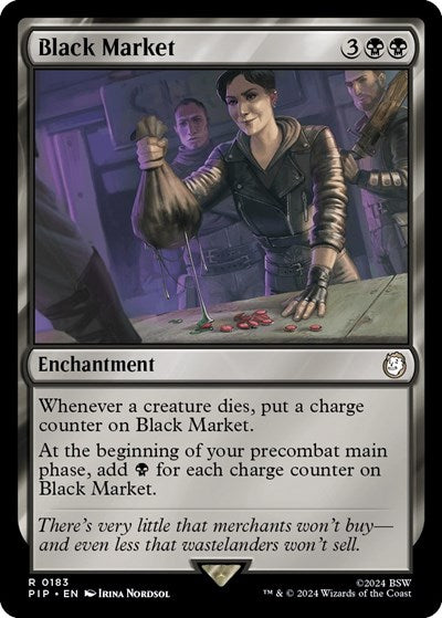 Black Market (Universes Beyond: Fallout) Light Play